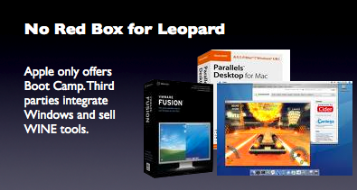 No Red Box for Leopard No Red Box for Leopard