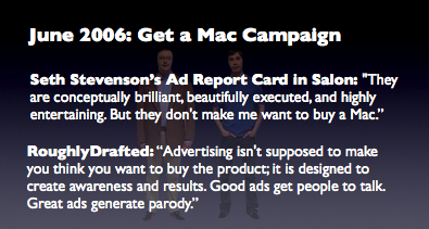 June 2006: Get a Mac Campaign June 2006: Get a Mac Campaign