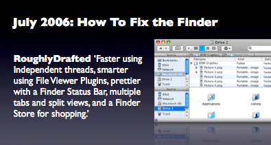 July 2006: How To Fix the Finder July 2006: How To Fix the Finder