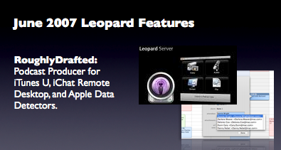 June 2007 Leopard Features June 2007 Leopard Features
