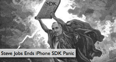 Steve Jobs Ends iPhone SDK Panic Steve Jobs Ends iPhone SDK Panic