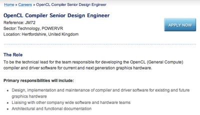 OpenCL jobs OpenCL jobs